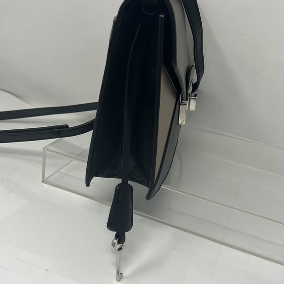 Michael Kors Collection Gia Medium Tricolor Crossbody Bag, Elephant - Picture 6 of 15